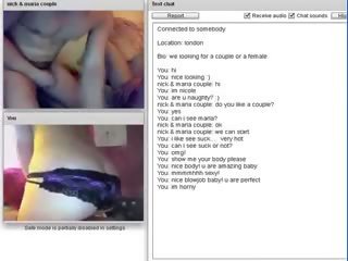 Chatroulette #77 concupiscent couple sucer et longue baise