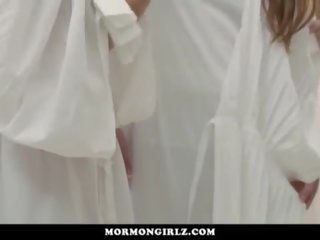 Mormongirlz- dois meninas initiate para cima ruivão cona