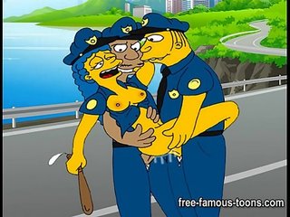 Simpsons smutsiga klämma parodi
