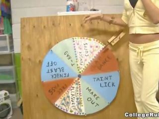 Students Play dirty clip Game xxx film Game Wheel Of Funtime